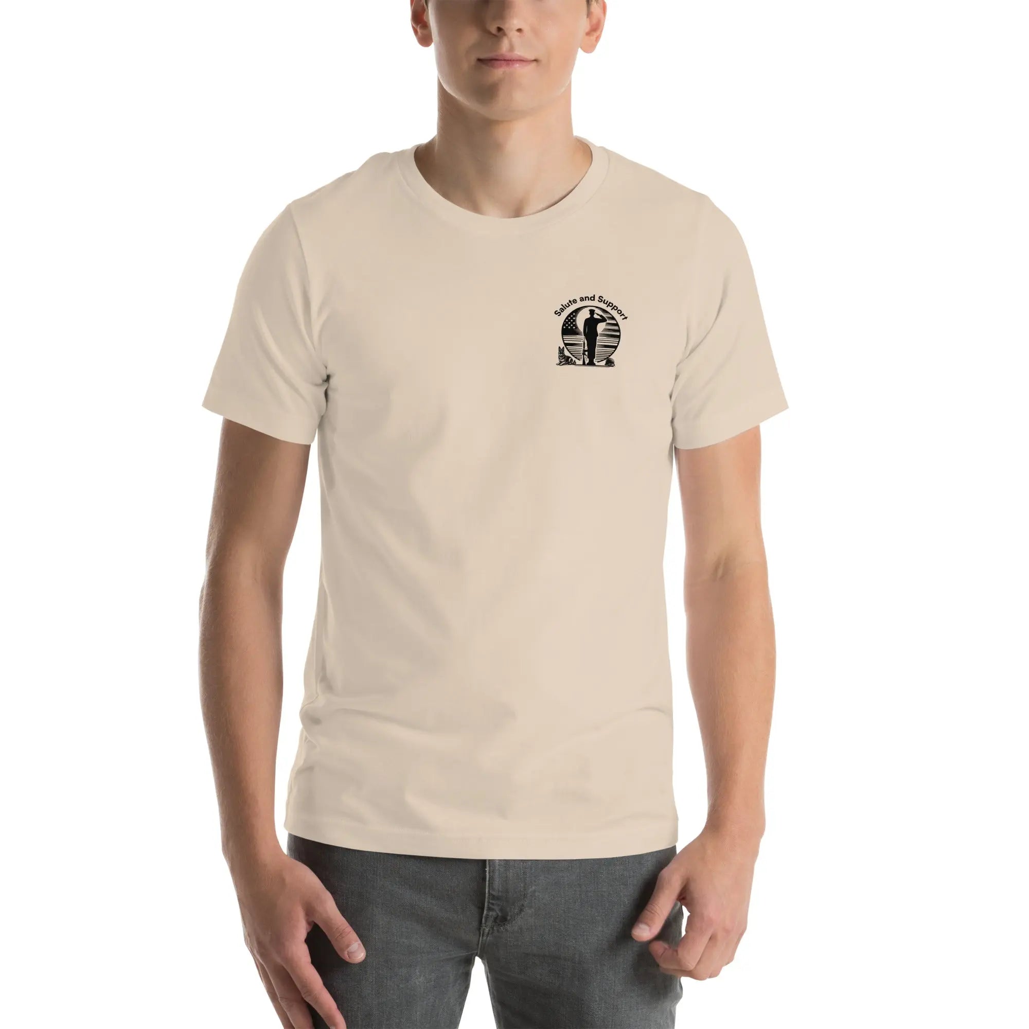 Salute and Support - Veterans Mental Health Awareness T-Shirt TENWRA™