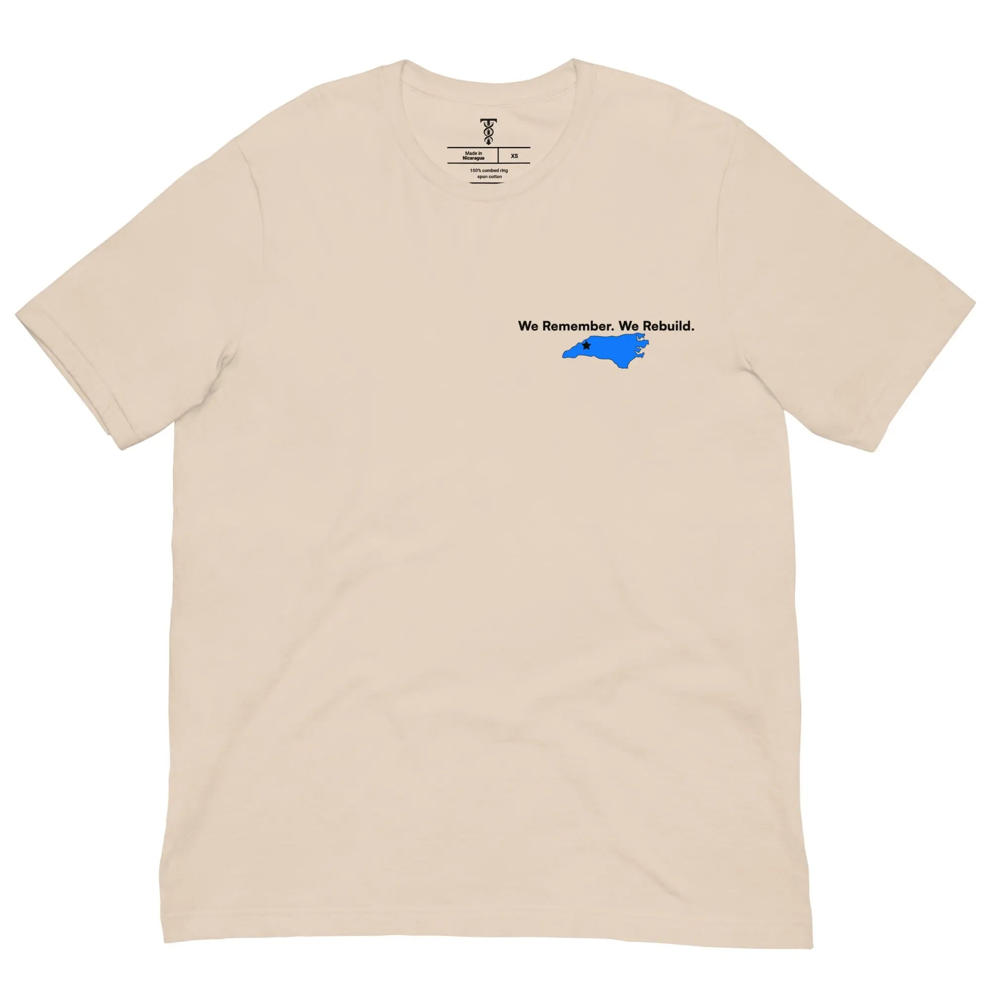 We Remember. We Rebuild. - Hurricane Helene Natural Disaster Relief T-Shirt TENWRA™