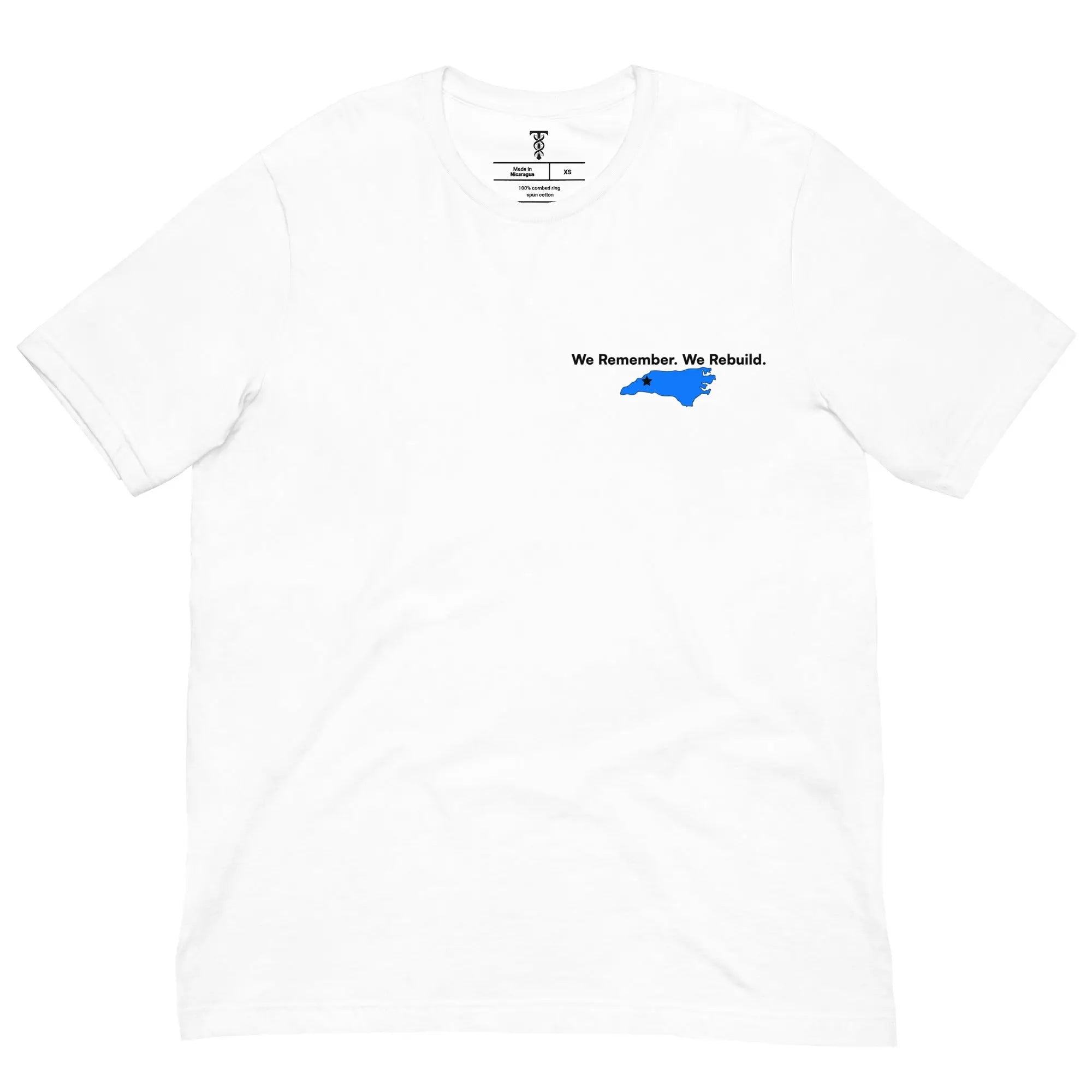 We Remember. We Rebuild. - Hurricane Helene Natural Disaster Relief T-Shirt TENWRA™