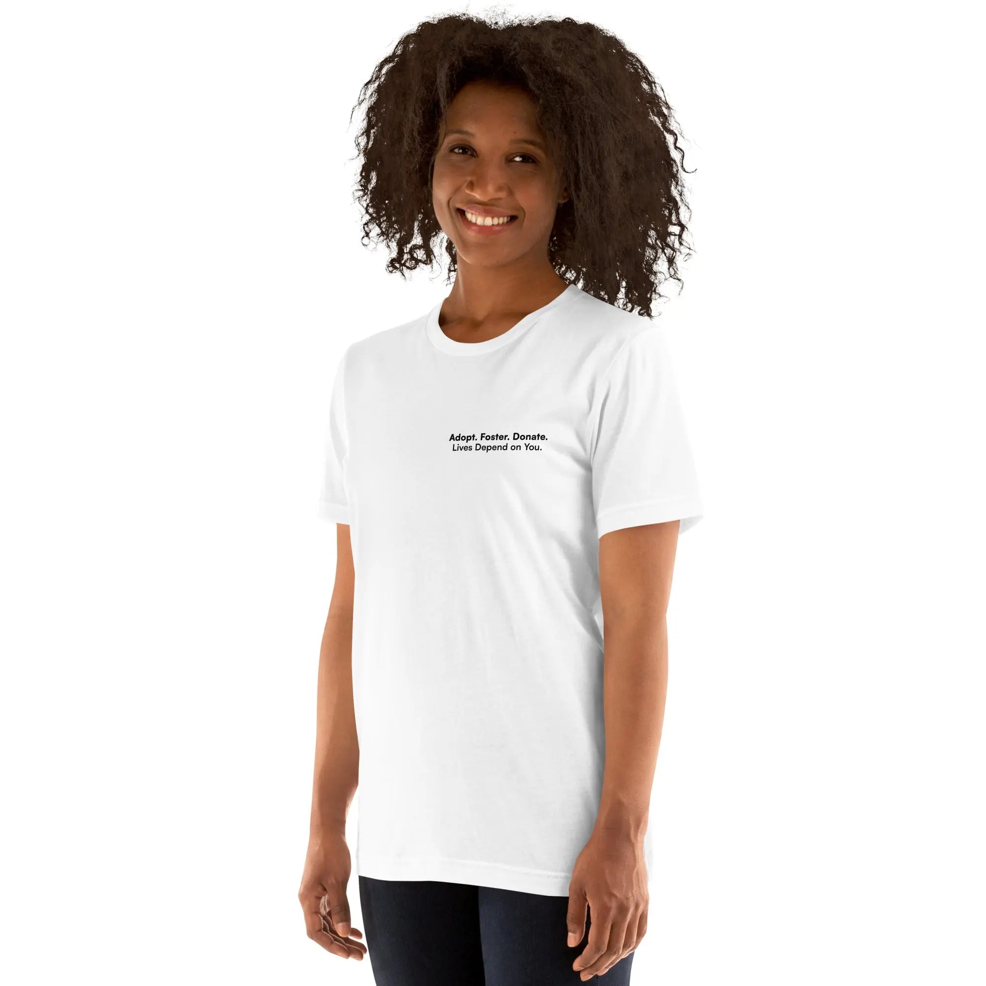 Adopt. Foster. Donate. - Animal Rescue & Adoption Awareness T-Shirt TENWRA™
