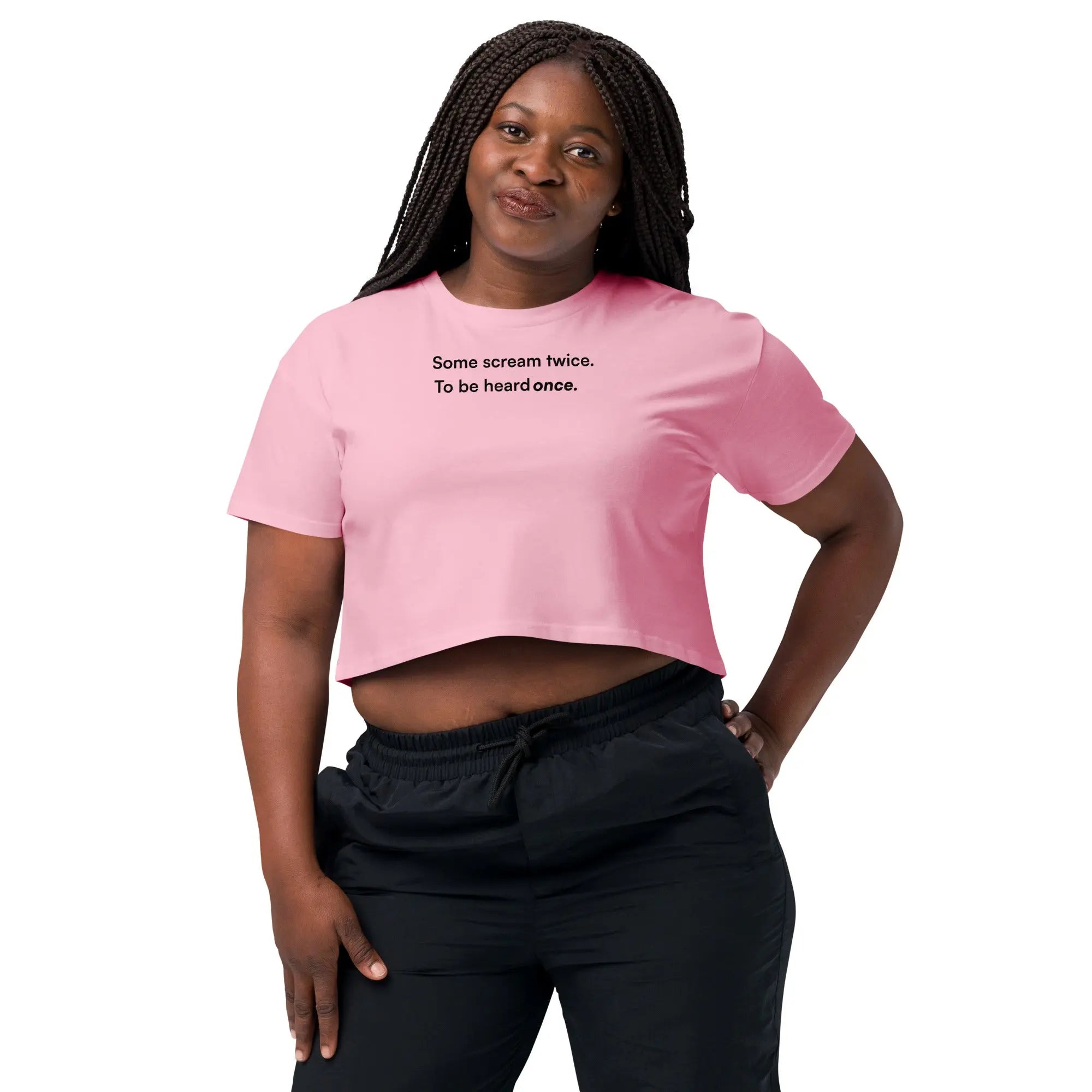 Some Scream Twice - Together Against Hate Women's Crop Top TENWRA™