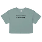 Some Scream Twice - Together Against Hate Women's Crop Top TENWRA™