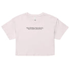 They're Not Strays. They're Survivors. - Animal Rescue & Adoption Awareness Women’s Crop Top TENWRA™