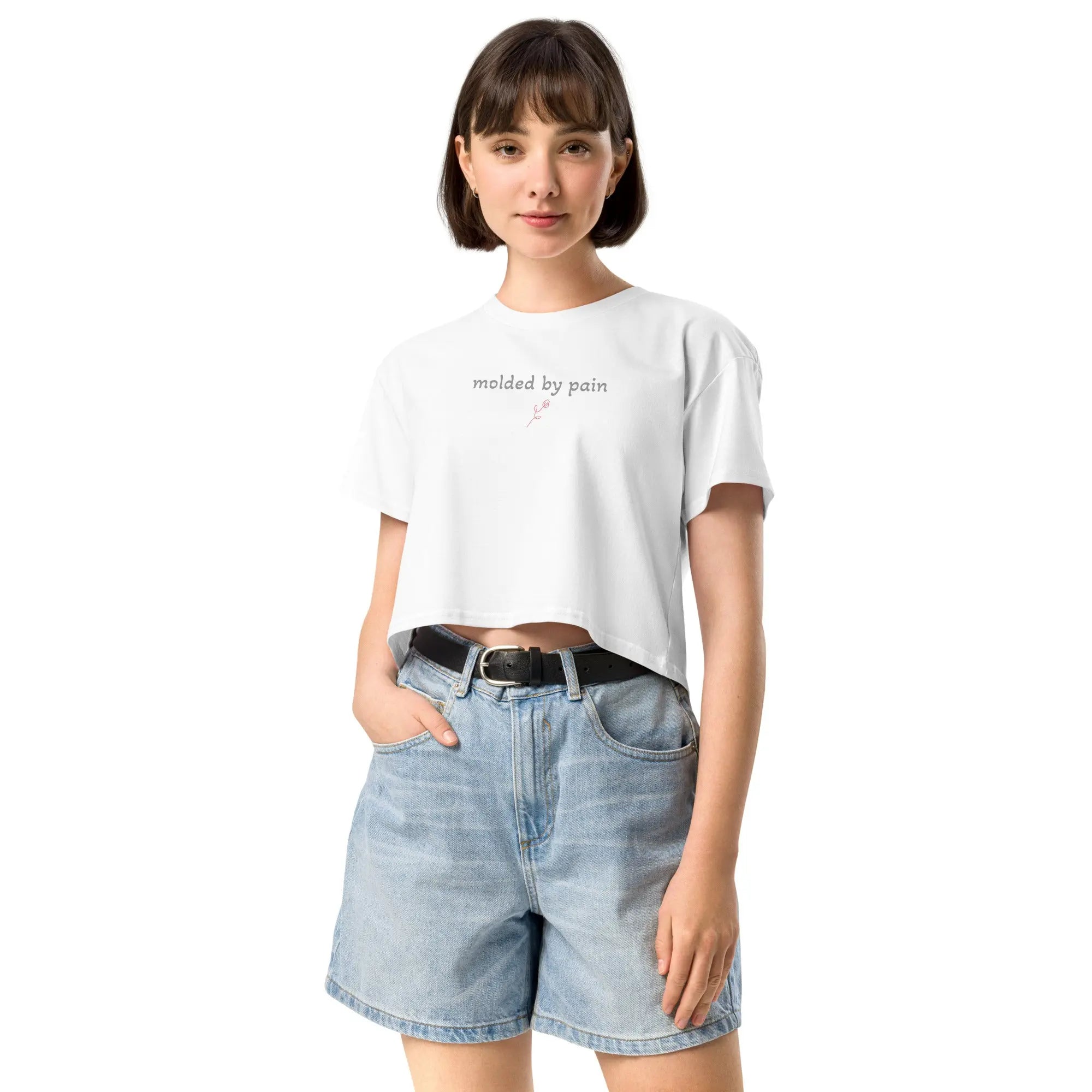 molded by pain - TENWRA Women's Crop Top TENWRA™
