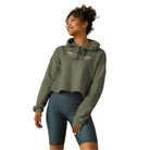 Support. Listen. Don't Judge. - Veterans Military Women's Crop Hoodie TENWRA™