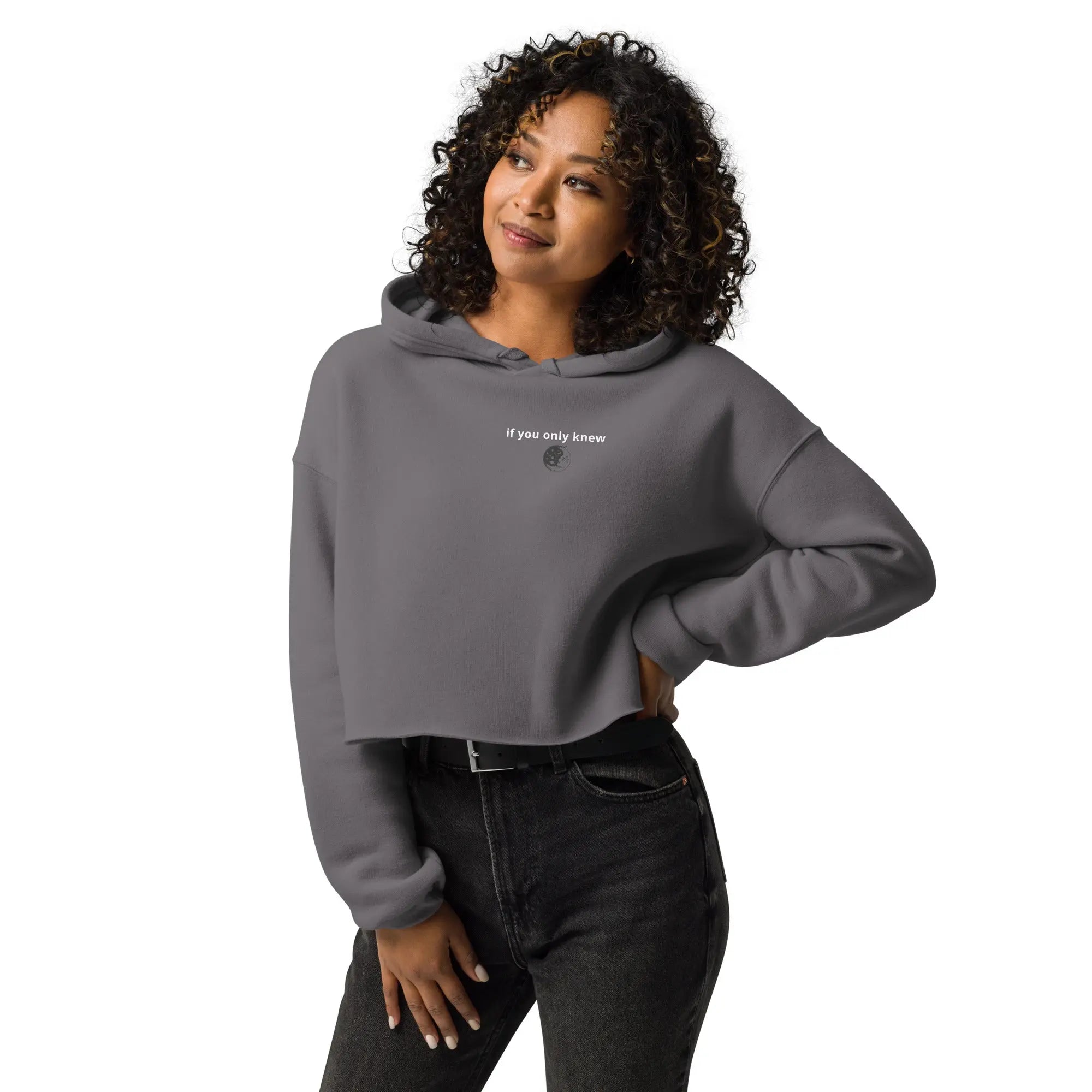 if you only knew - Women's TENWRA Cropped Hoodie TENWRA™