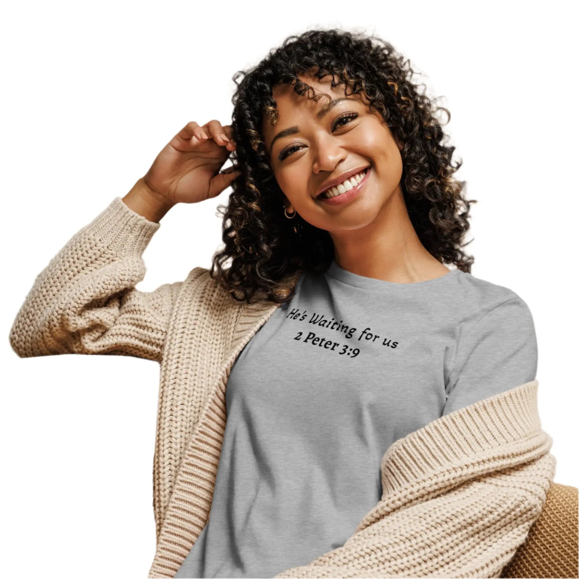 He's Waiting for us - Women's Christian Outreach Relaxed T-Shirt TENWRA™