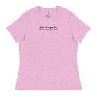 Don't Forget Us - Women's Hurricane Helene Natural Disaster Relief Relaxed T-Shirt TENWRA™