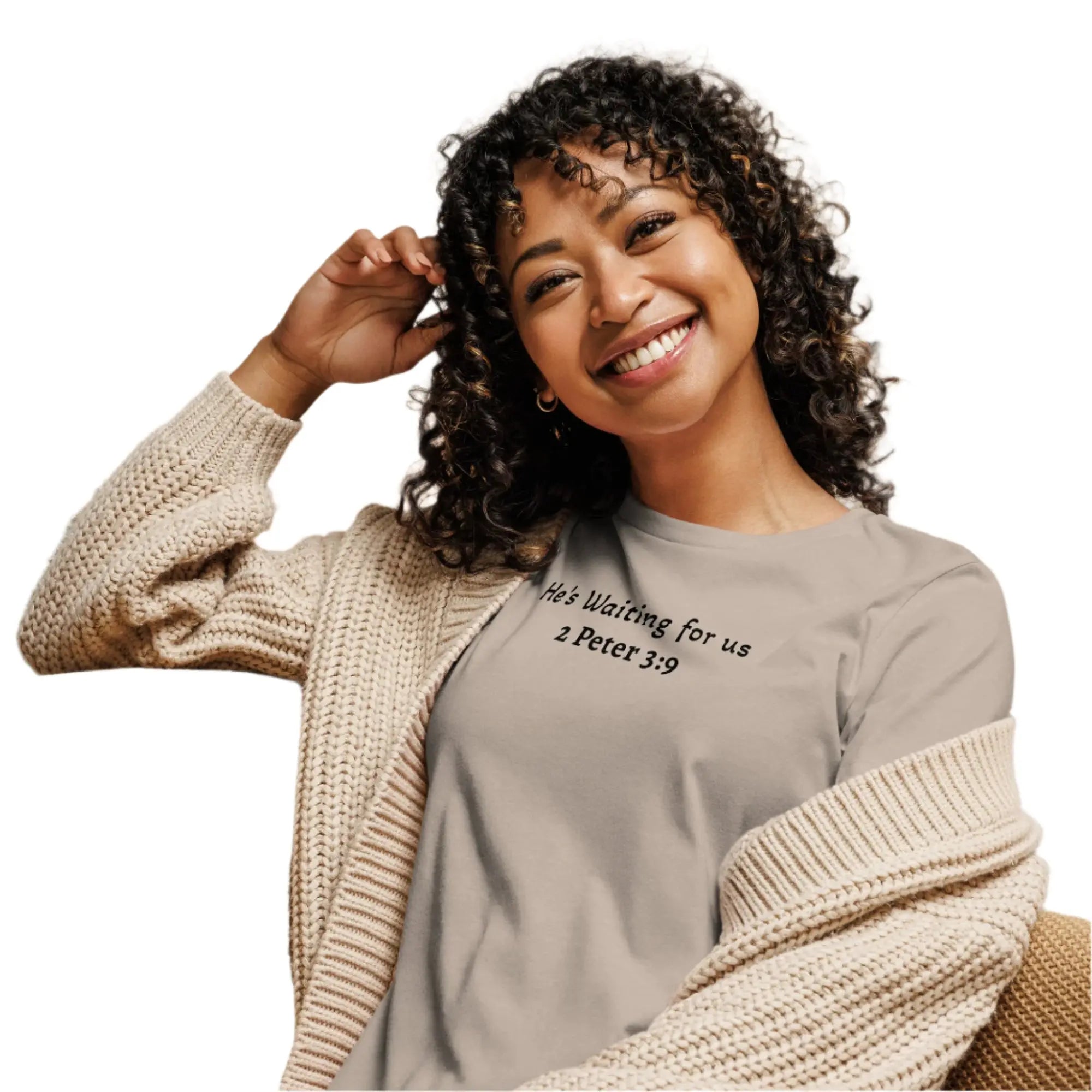 He's Waiting for us - Women's Christian Outreach Relaxed T-Shirt TENWRA™