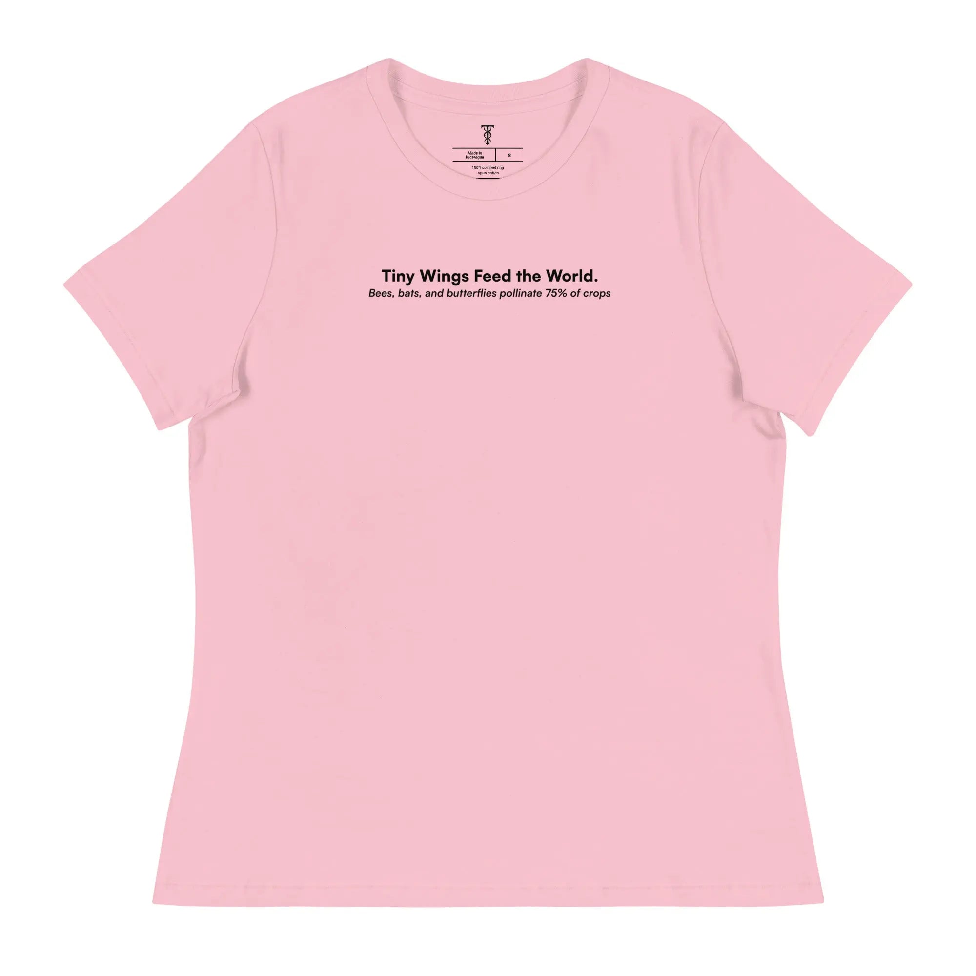 Tiny Wings Feed The World - Women's Pollinator Protection Relaxed T-Shirt TENWRA™