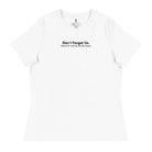 Don't Forget Us - Women's Hurricane Helene Natural Disaster Relief Relaxed T-Shirt TENWRA™
