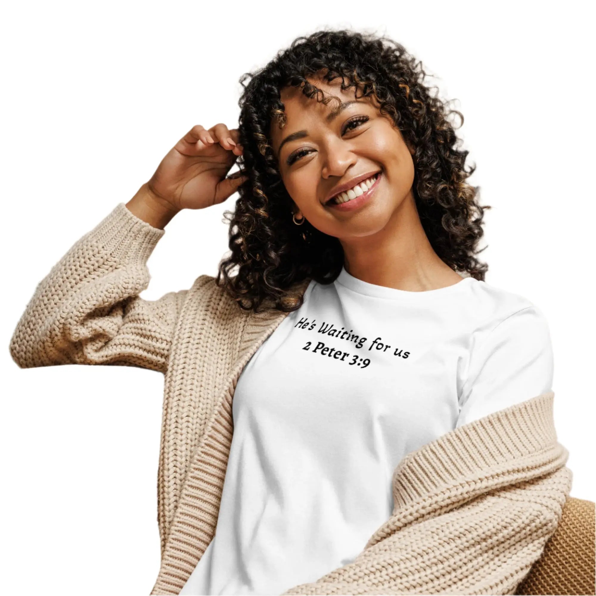 He's Waiting for us - Women's Christian Outreach Relaxed T-Shirt TENWRA™