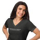 Adopt the Love You Are Looking For - Animal Rescue & Adoption Awareness Women’s Relaxed V-Neck T-Shirt TENWRA™