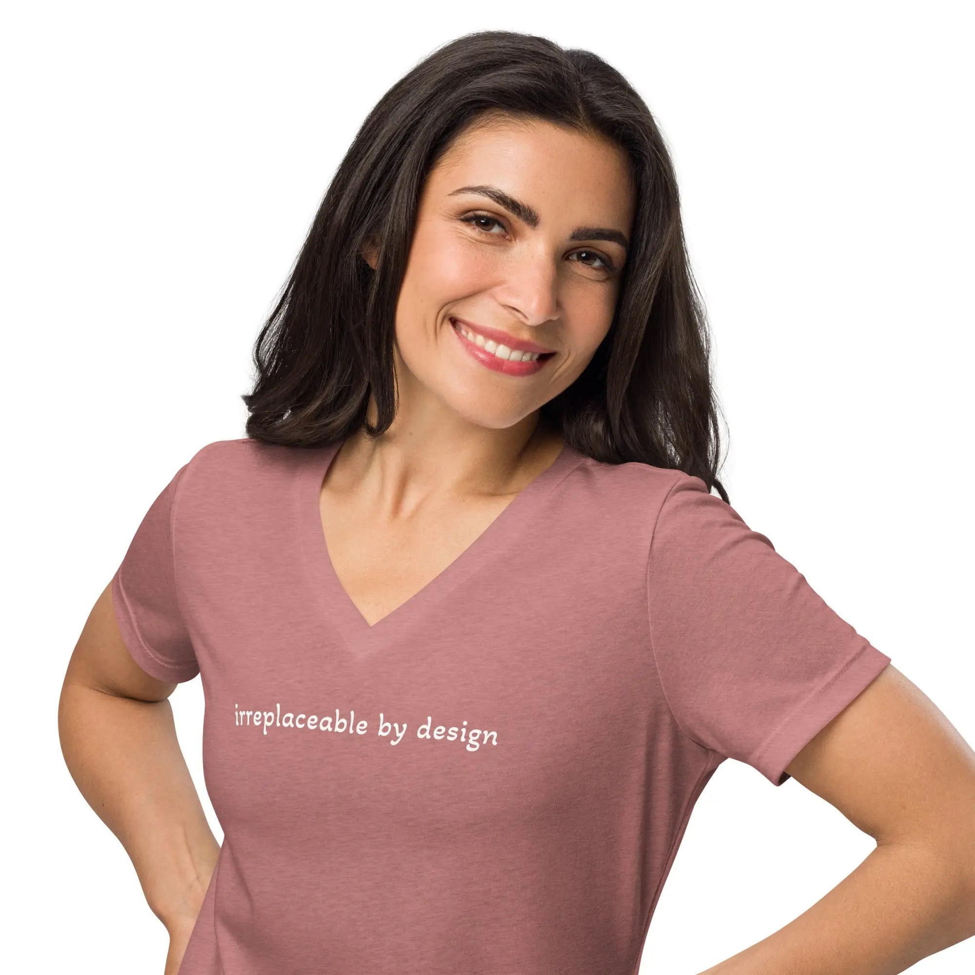 irreplaceable by design - TENWRA Women’s V-Neck T-Shirt TENWRA™