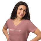 Adopt the Love You Are Looking For - Animal Rescue & Adoption Awareness Women’s Relaxed V-Neck T-Shirt TENWRA™