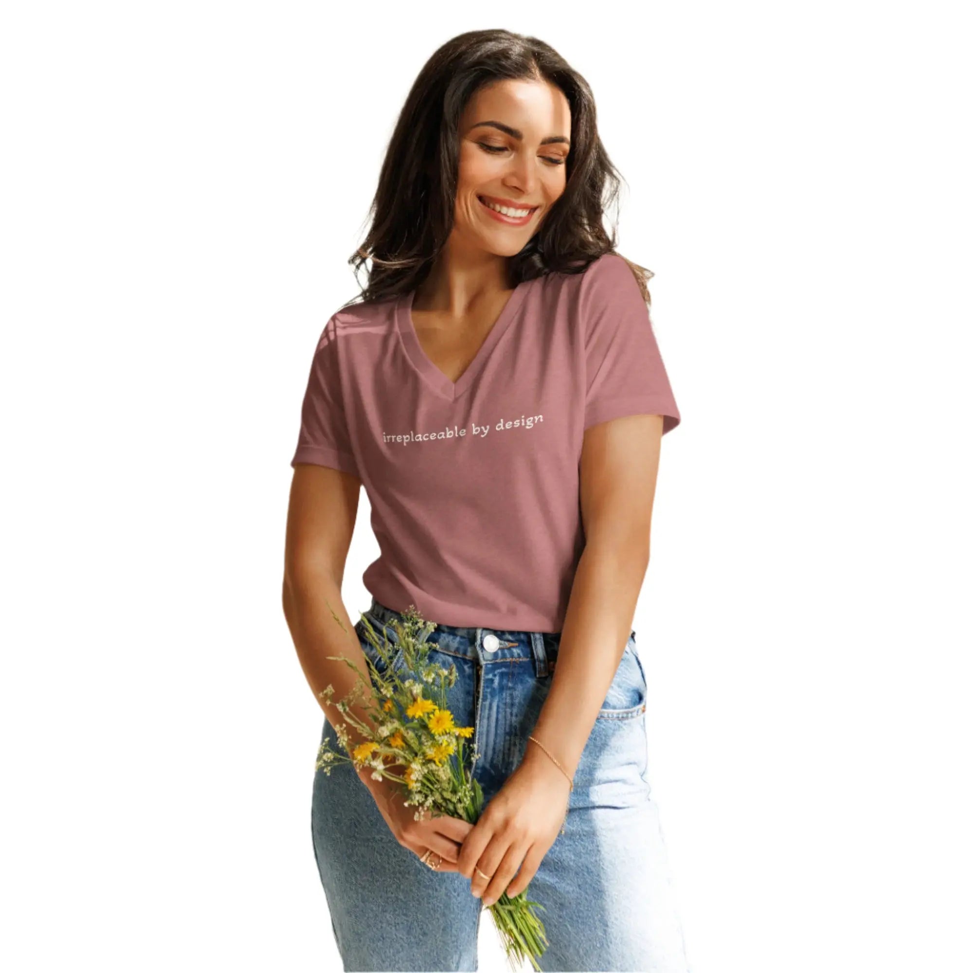irreplaceable by design - TENWRA Women’s V-Neck T-Shirt TENWRA™