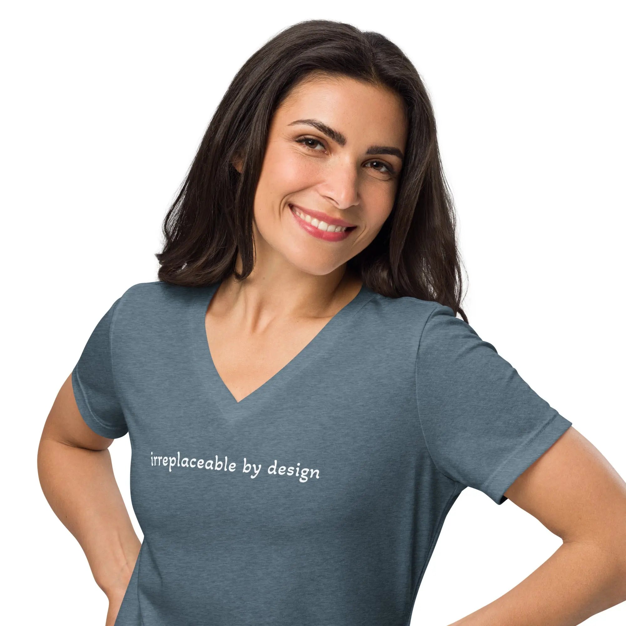irreplaceable by design - TENWRA Women’s V-Neck T-Shirt TENWRA™