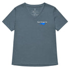 Don't Forget Us - Women's Hurricane Helene Natural Disaster Relief V-Neck T-Shirt TENWRA™
